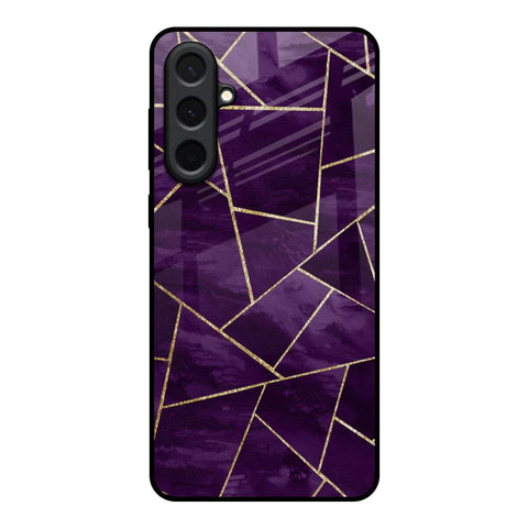 Geometric Purple Samsung Galaxy A57 5G Glass Back Cover Online