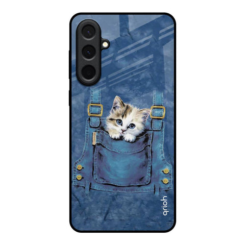 Kitty In Pocket Samsung Galaxy A57 5G Glass Back Cover Online
