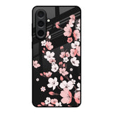 Black Cherry Blossom Samsung Galaxy A57 5G Glass Back Cover Online