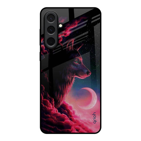 Moon Wolf Samsung Galaxy A57 5G Glass Back Cover Online
