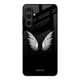 White Angel Wings Samsung Galaxy A57 5G Glass Back Cover Online