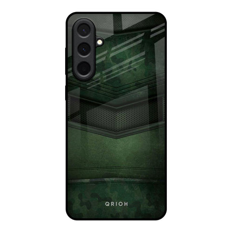 Green Leather Samsung Galaxy A57 5G Glass Back Cover Online