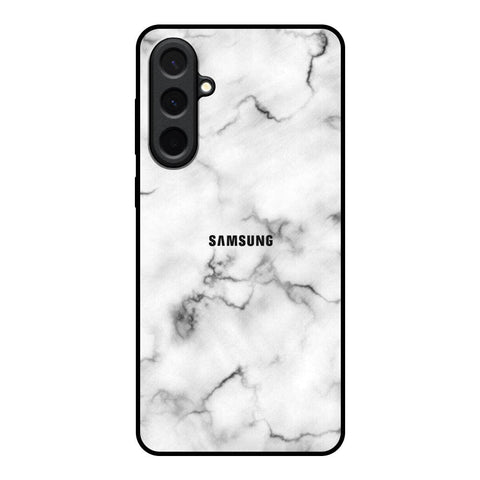 Satin White Marble Samsung Galaxy A57 5G Glass Back Cover Online