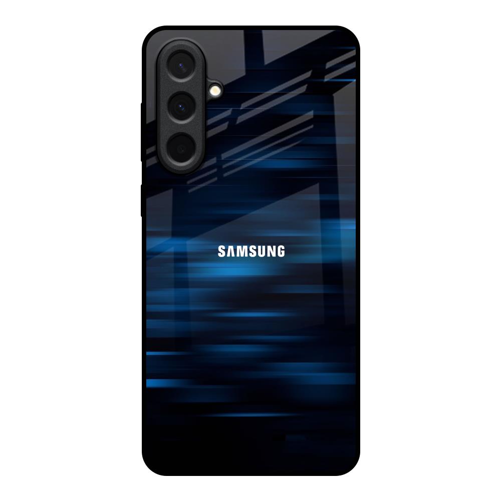 Blue Rough Abstract Samsung Galaxy A57 5G Glass Back Cover Online