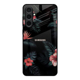Tropical Art Flower Samsung Galaxy A57 5G Glass Back Cover Online