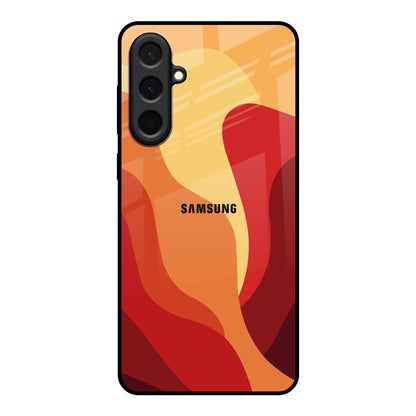Magma Color Pattern Samsung Galaxy A57 5G Glass Back Cover Online