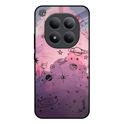 Space Doodles Redmi note 15 Pro + Glass Back Cover Online