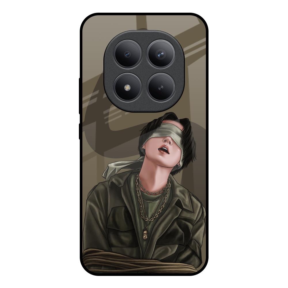 Blind Fold Redmi note 15 Pro + Glass Back Cover Online