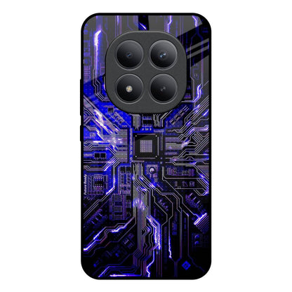 Techno Color Pattern Redmi note 15 Pro + Glass Back Cover Online