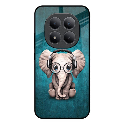 Adorable Baby Elephant Redmi note 15 Pro + Glass Back Cover Online