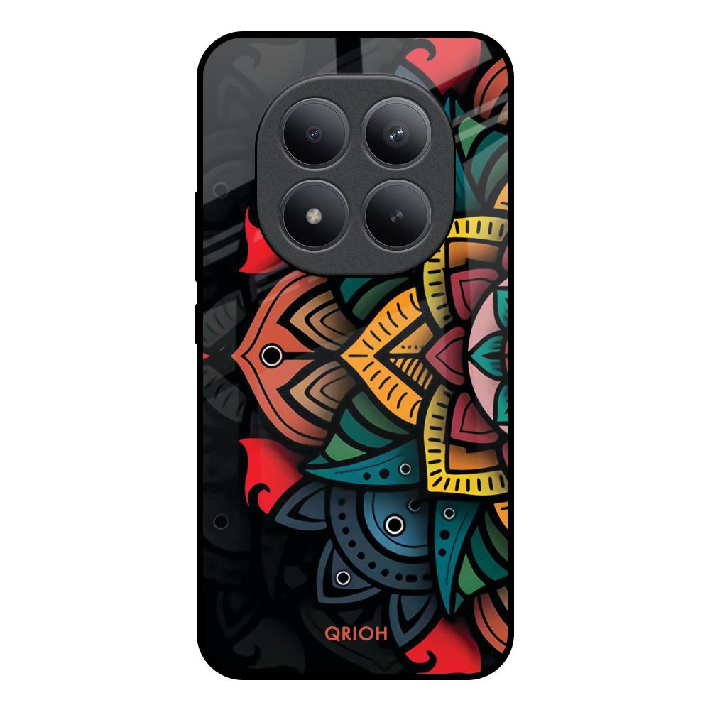 Retro Gorgeous Flower Redmi note 15 Pro + Glass Back Cover Online