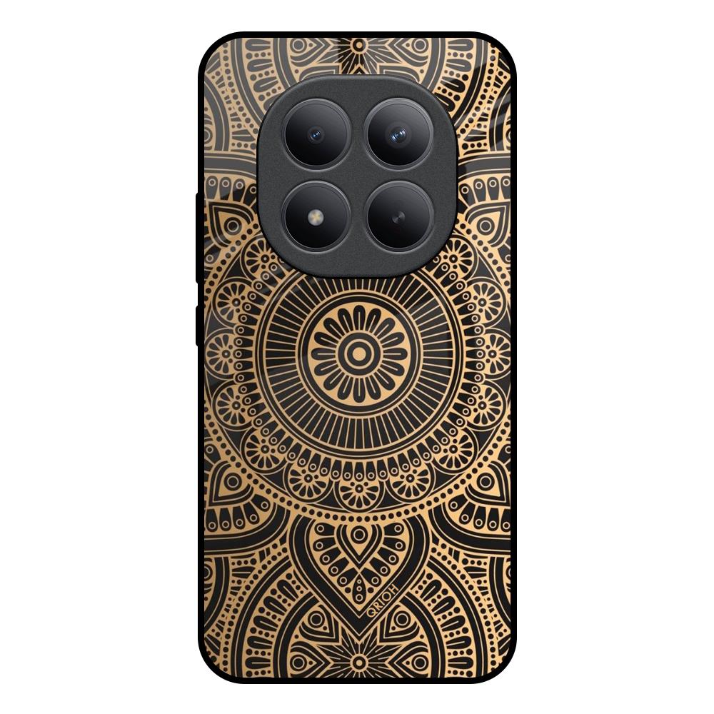 Luxury Mandala Redmi note 15 Pro + Glass Back Cover Online