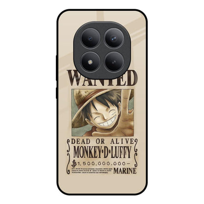 Luffy Wanted Redmi note 15 Pro + Glass Back Cover Online