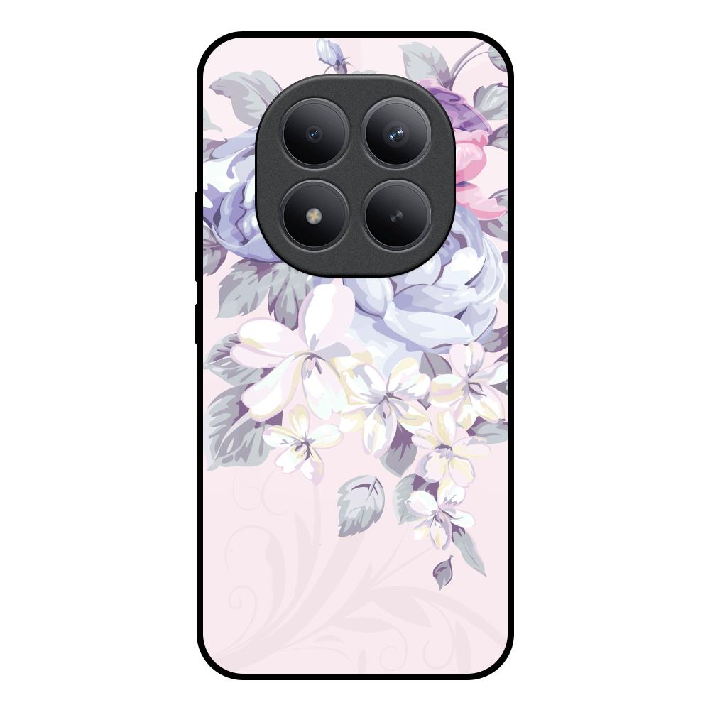 Elegant Floral Redmi note 15 Pro + Glass Back Cover Online