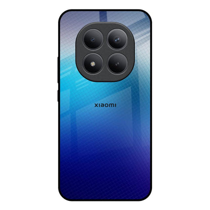 Blue Rhombus Pattern Redmi note 15 Pro + Glass Back Cover Online