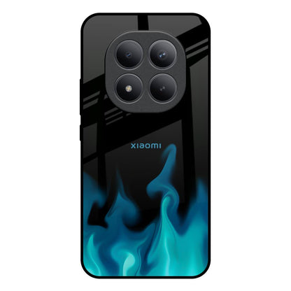 Teal Flames Redmi note 15 Pro + Glass Back Cover Online