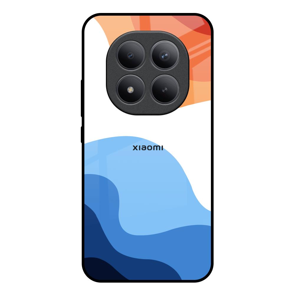 Wavy Color Pattern Redmi note 15 Pro + Glass Back Cover Online
