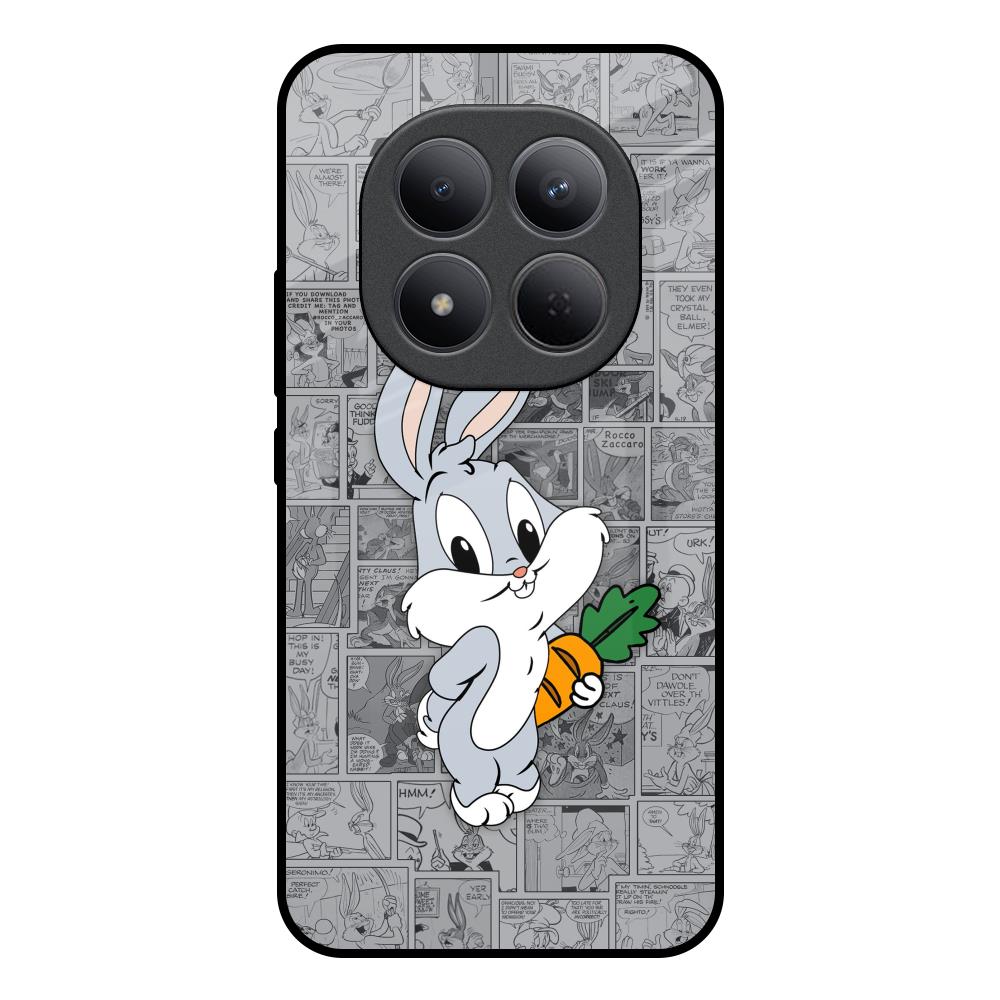 Cute Baby Bunny Redmi Note 15 Pro 5G Glass Back Cover Online