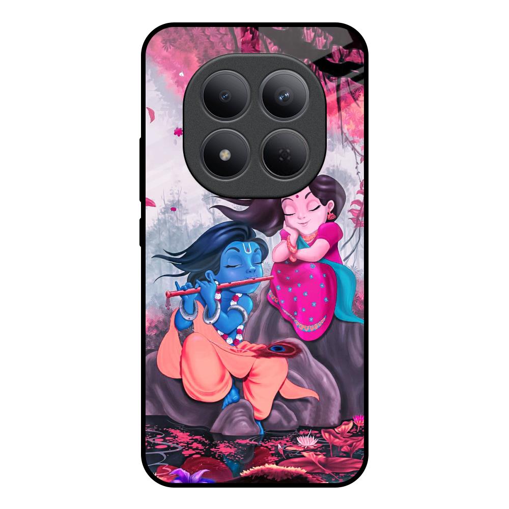 Radha Krishna Art Redmi Note 15 Pro 5G Glass Back Cover Online