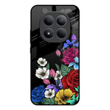 Rose Flower Bunch Art Redmi Note 15 Pro 5G Glass Back Cover Online
