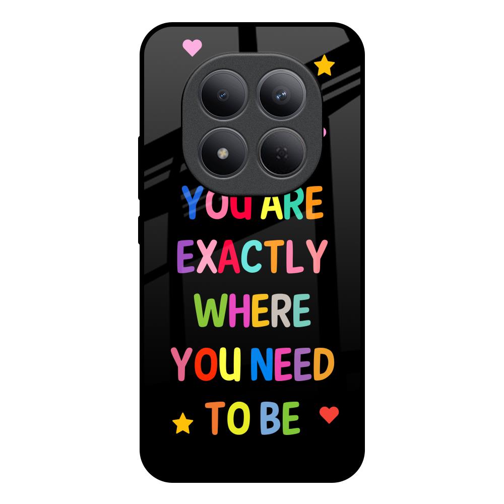 Magical Words Redmi Note 15 Pro 5G Glass Back Cover Online