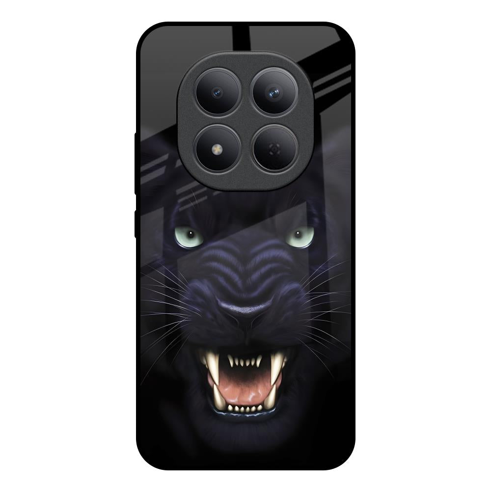 Angry Black Tiger Redmi Note 15 Pro 5G Glass Back Cover Online