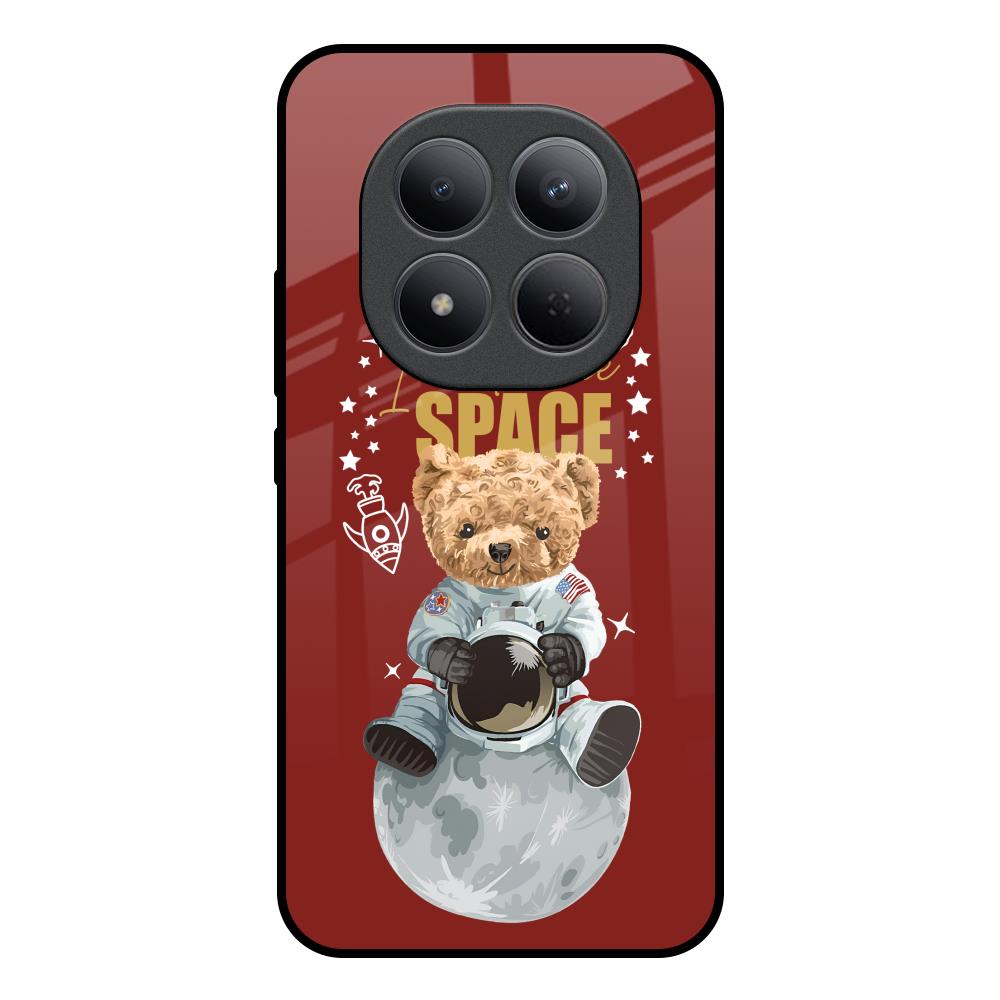 Astronaut Bear Redmi Note 15 Pro 5G Glass Back Cover Online