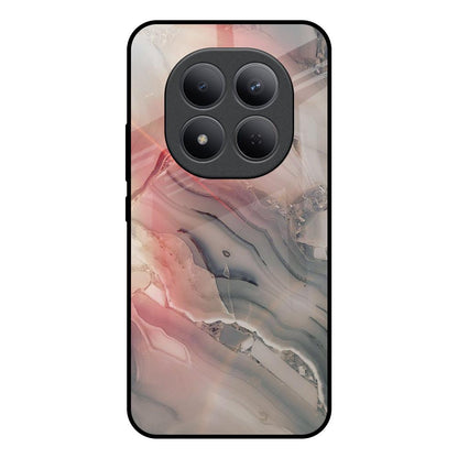 Pink And Grey Marble Redmi Note 15 Pro 5G Glass Back Cover Online
