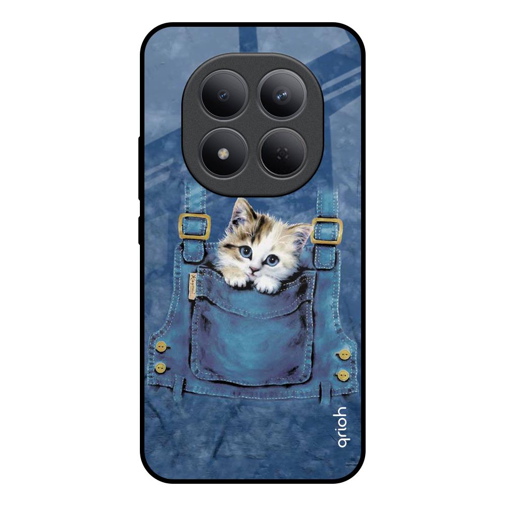 Kitty In Pocket Redmi Note 15 Pro 5G Glass Back Cover Online