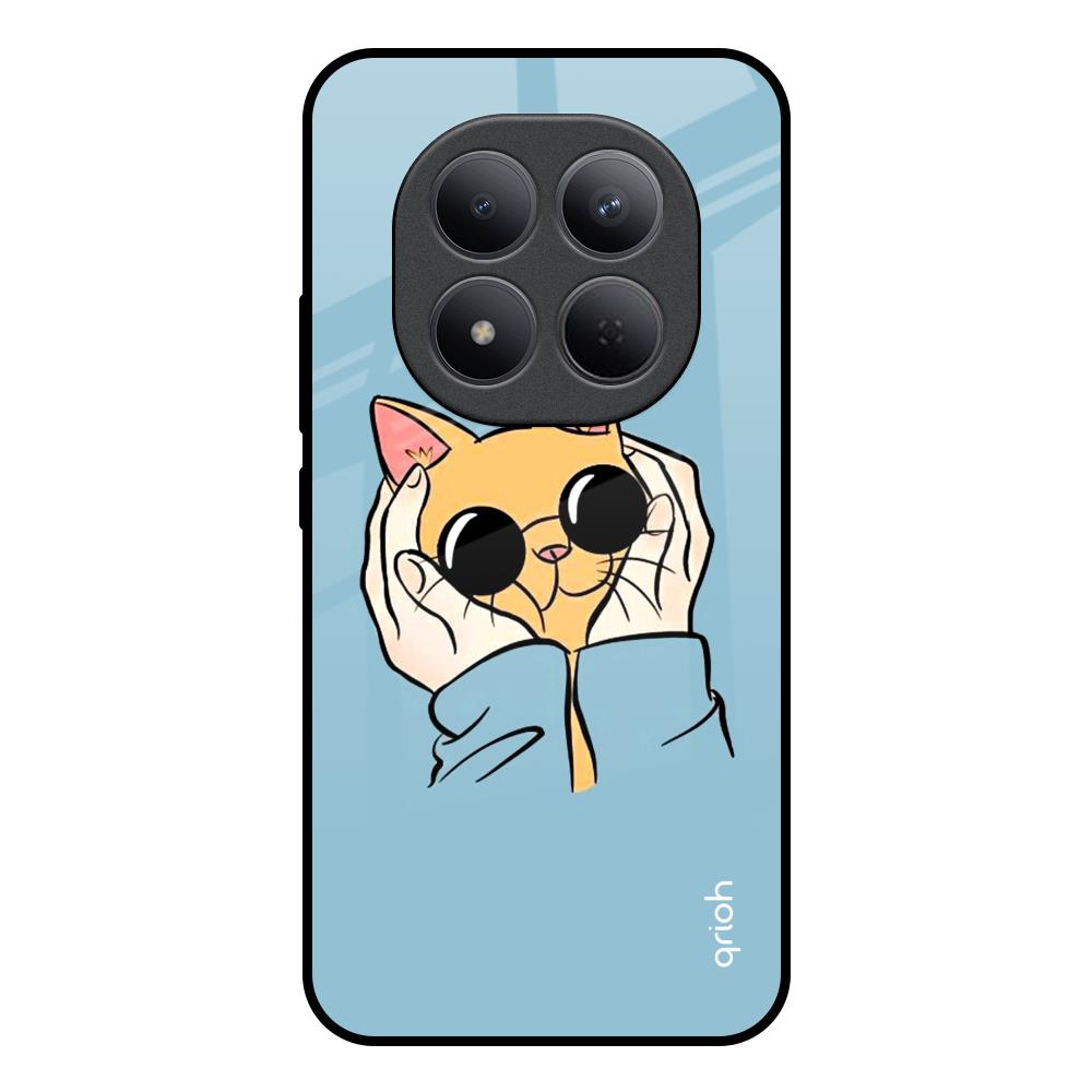 Adorable Cute Kitty Redmi Note 15 Pro 5G Glass Back Cover Online