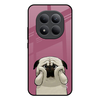 Funny Pug Face Redmi Note 15 Pro 5G Glass Back Cover Online