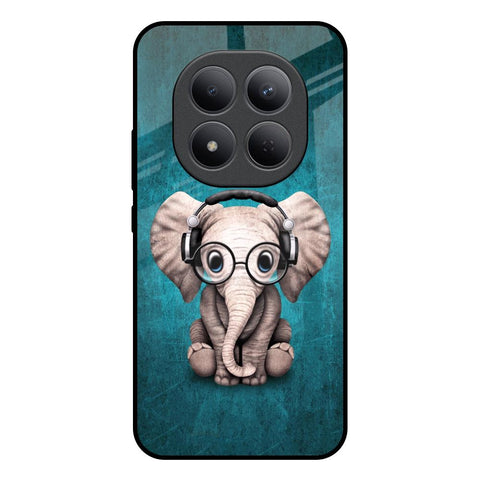 Adorable Baby Elephant Redmi Note 15 Pro 5G Glass Back Cover Online