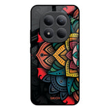 Retro Gorgeous Flower Redmi Note 15 Pro 5G Glass Back Cover Online