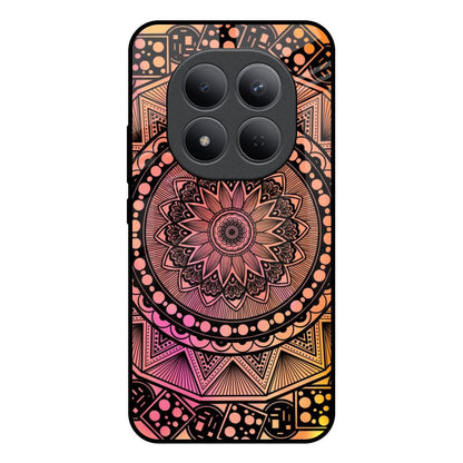 Floral Mandala Redmi Note 15 Pro 5G Glass Back Cover Online