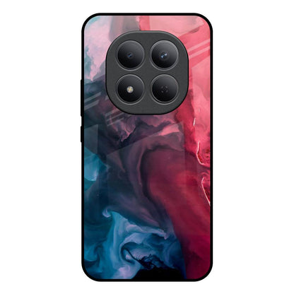 Blue & Red Smoke Redmi Note 15 Pro 5G Glass Back Cover Online