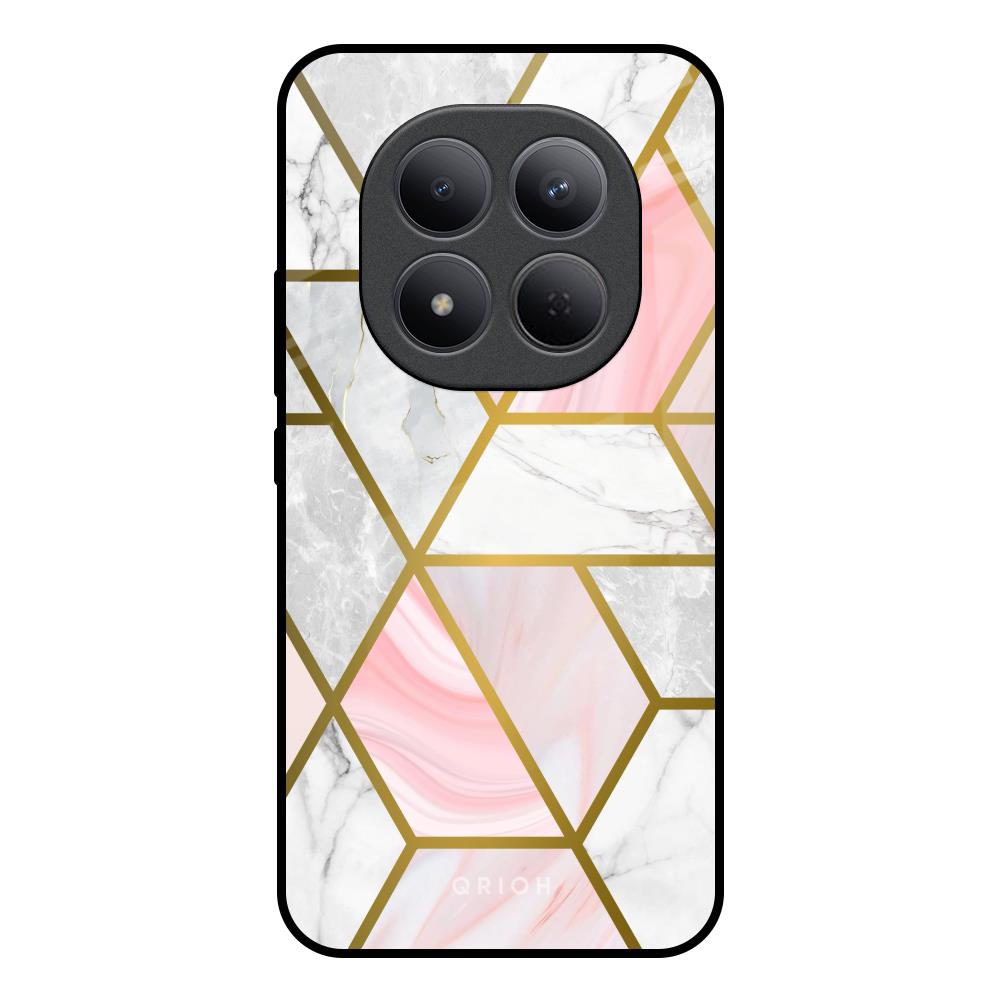 Geometrical Marble Redmi Note 15 Pro 5G Glass Back Cover Online