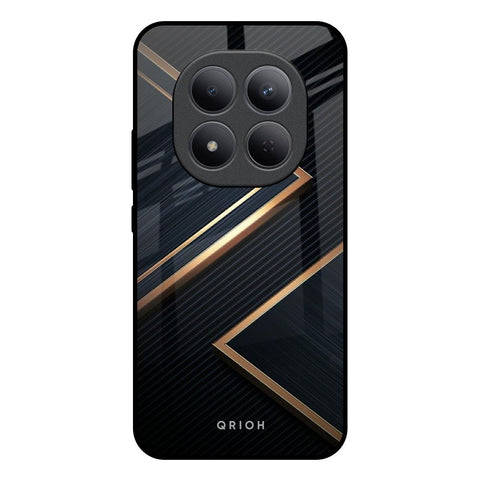 Sleek Golden & Navy Redmi Note 15 Pro 5G Glass Back Cover Online