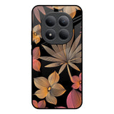 Lines Pattern Flowers Redmi Note 15 Pro 5G Glass Back Cover Online