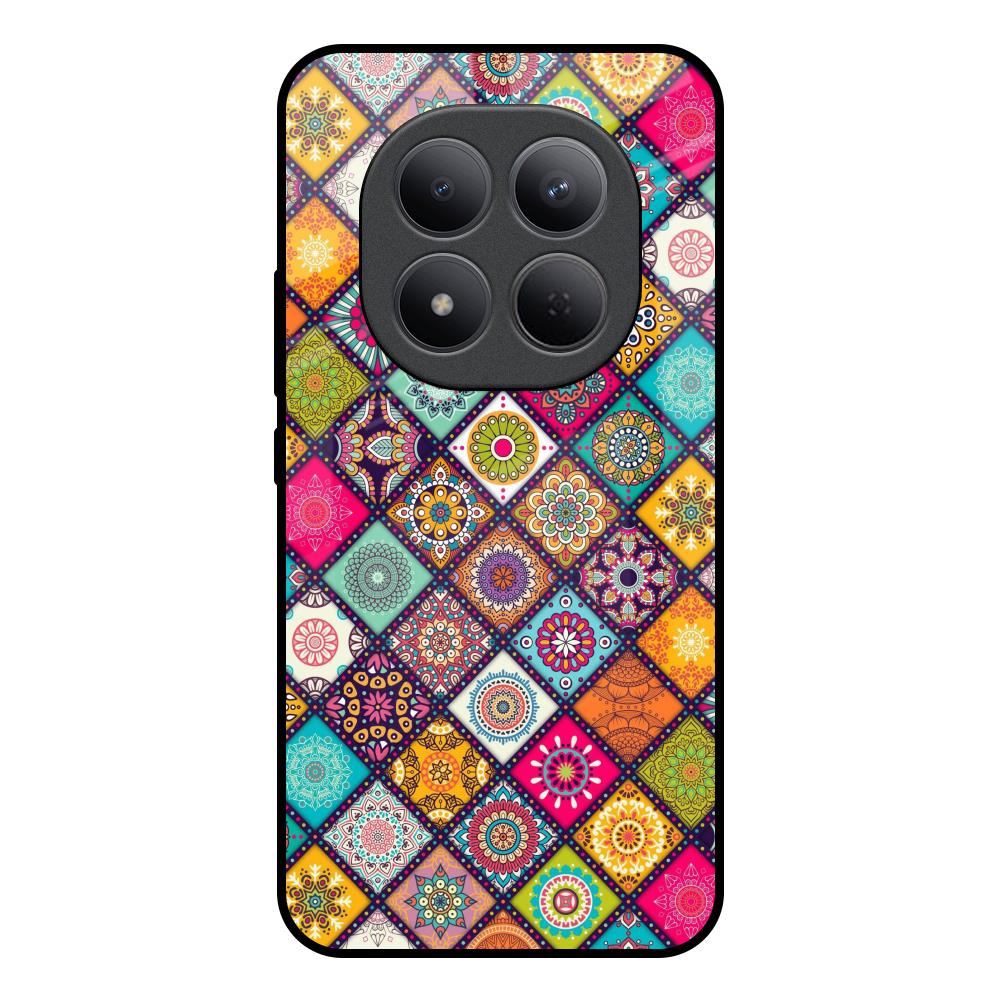 Multicolor Mandala Redmi Note 15 Pro 5G Glass Back Cover Online