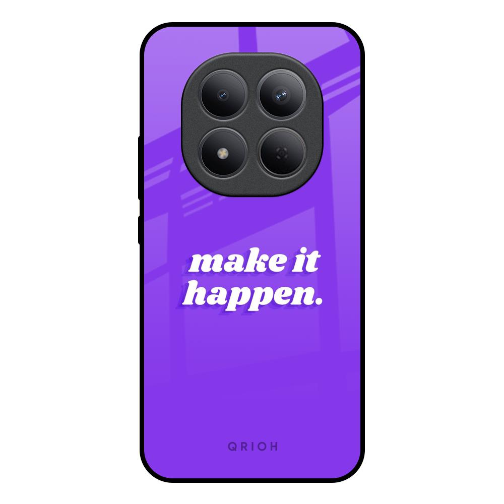 Make it Happen Redmi Note 15 Pro 5G Glass Back Cover Online