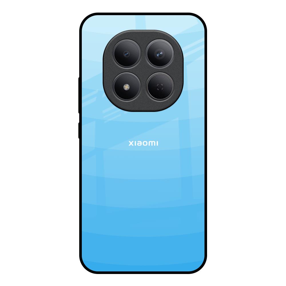 Wavy Blue Pattern Redmi Note 15 Pro 5G Glass Back Cover Online