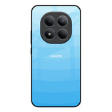 Wavy Blue Pattern Redmi Note 15 Pro 5G Glass Back Cover Online