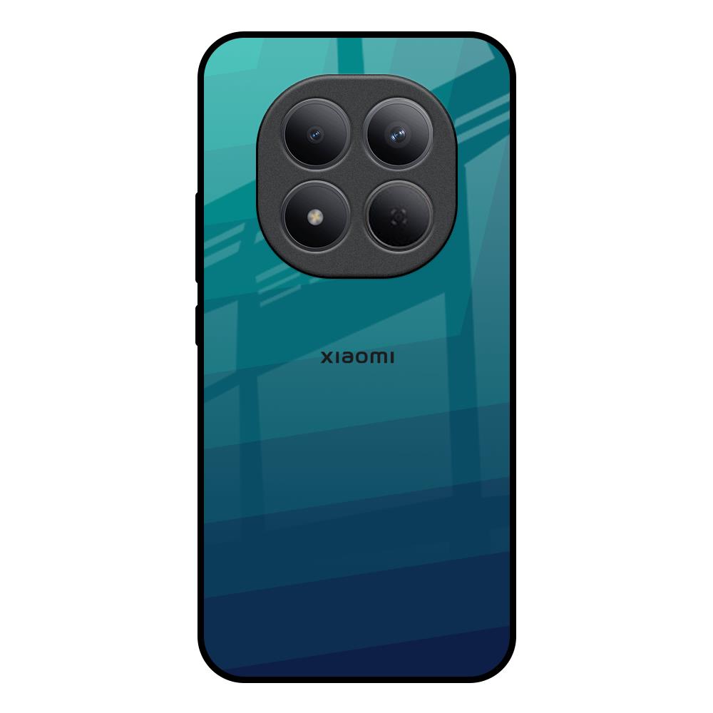 Green Triangle Pattern Redmi Note 15 Pro 5G Glass Back Cover Online