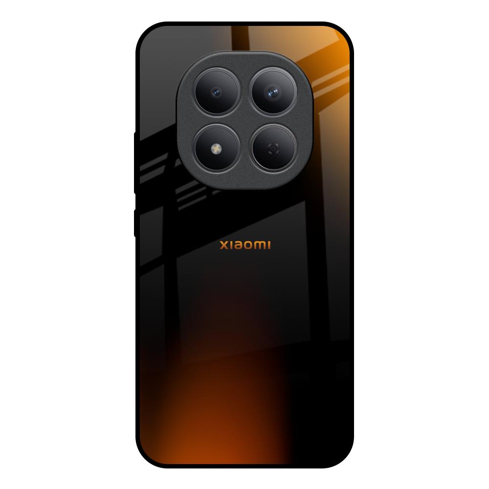 Orange Black Fusion Redmi Note 15 Pro 5G Glass Back Cover Online