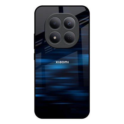 Blue Rough Abstract Redmi Note 15 Pro 5G Glass Back Cover Online