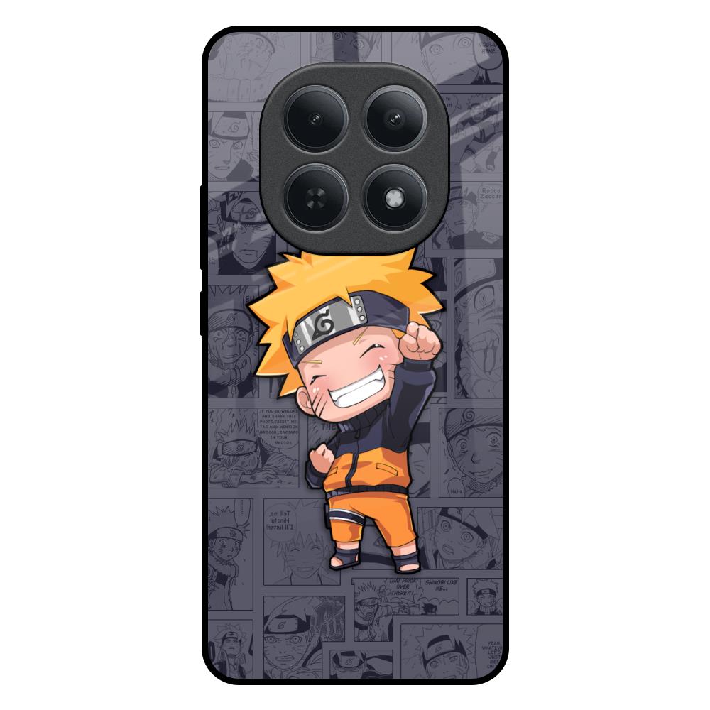 Orange Chubby Redmi Note 15 5G Glass Back Cover Online