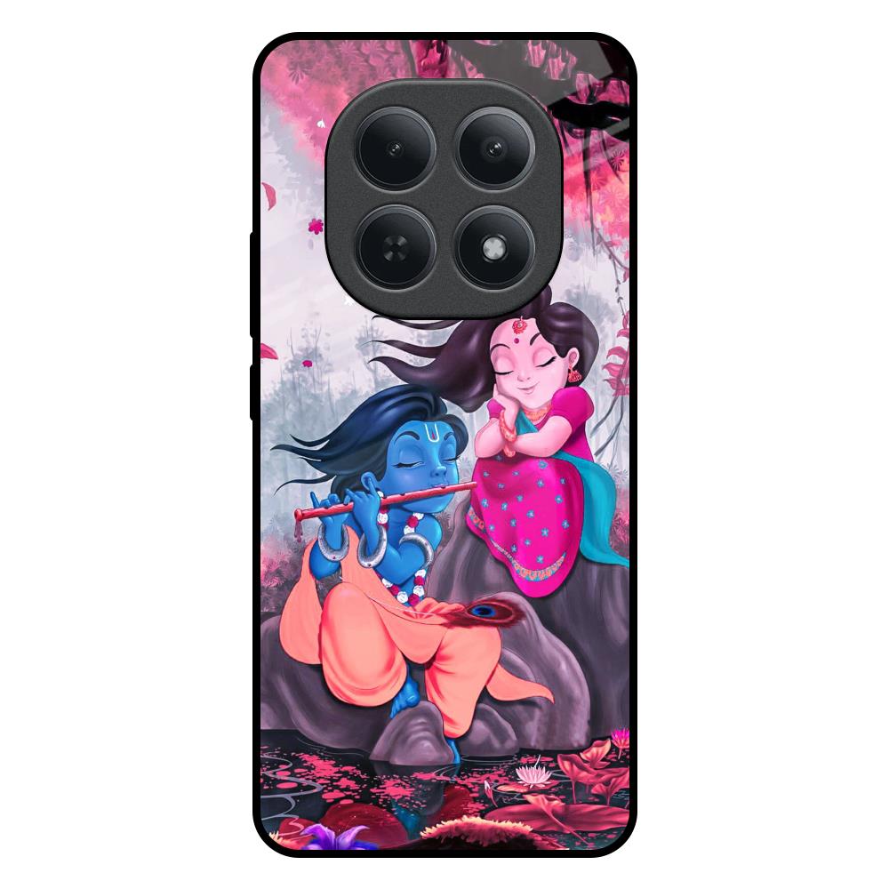 Radha Krishna Art Redmi Note 15 5G Glass Back Cover Online