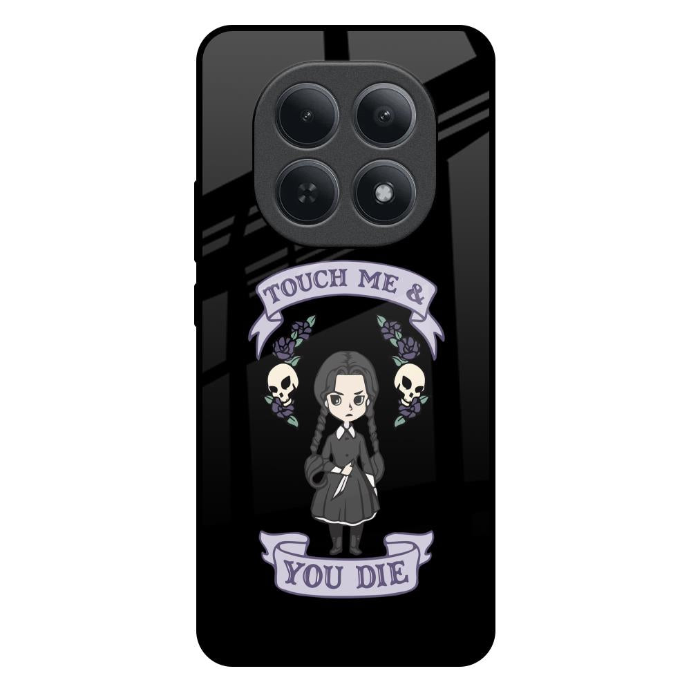 Touch Me & You Die Redmi Note 15 5G Glass Back Cover Online