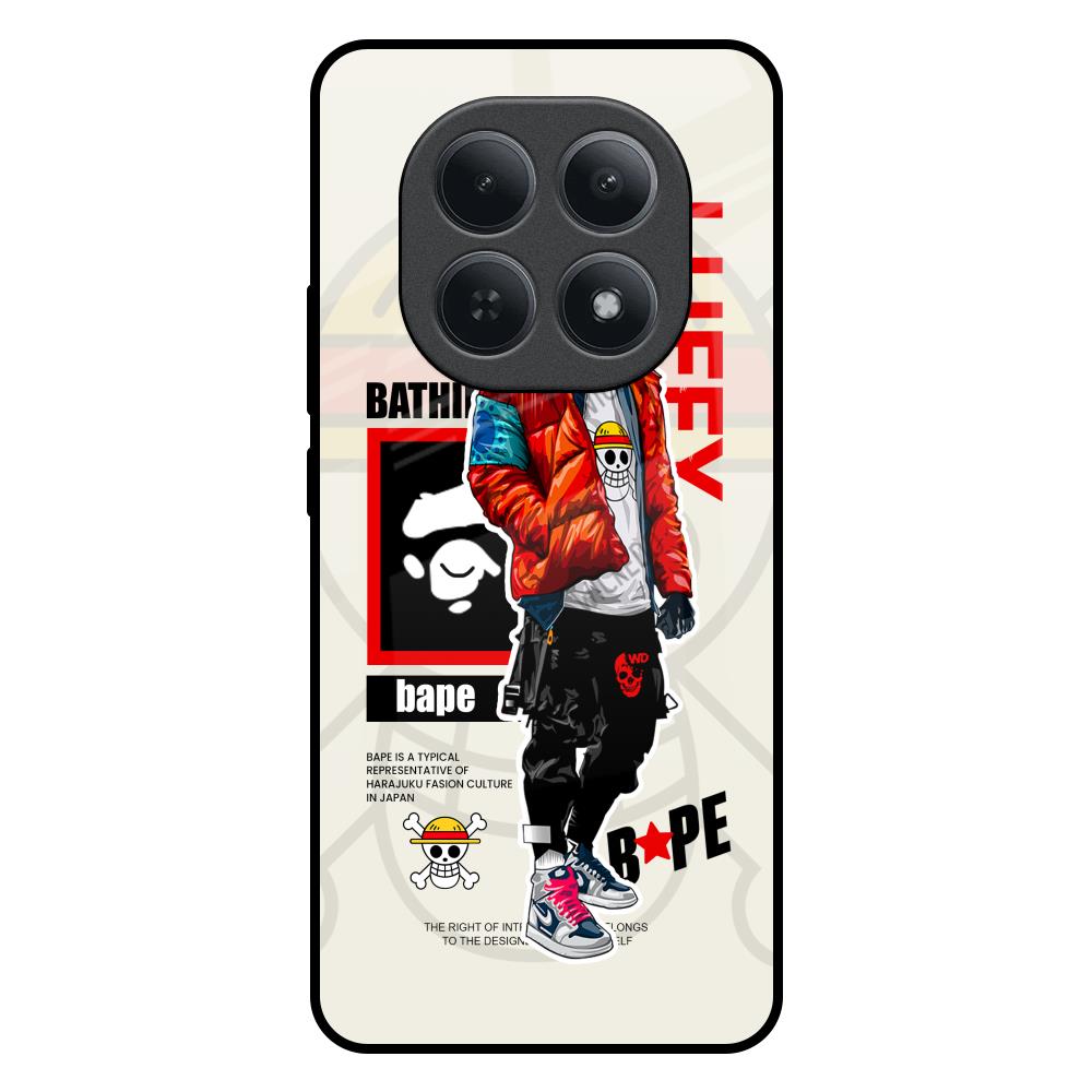 Bape Luffy Redmi Note 15 5G Glass Back Cover Online
