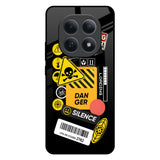 Danger Signs Redmi Note 15 5G Glass Back Cover Online
